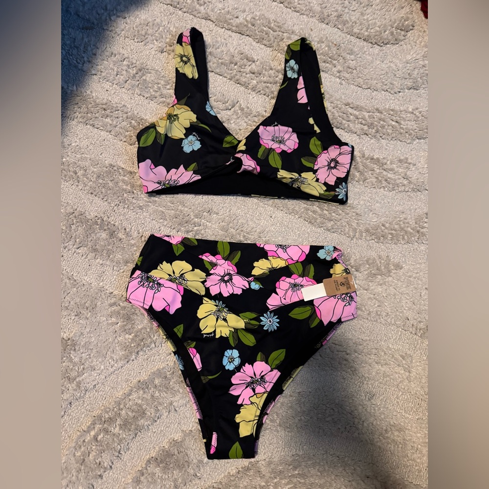 PINK Victoria's Secret Floral Bikini